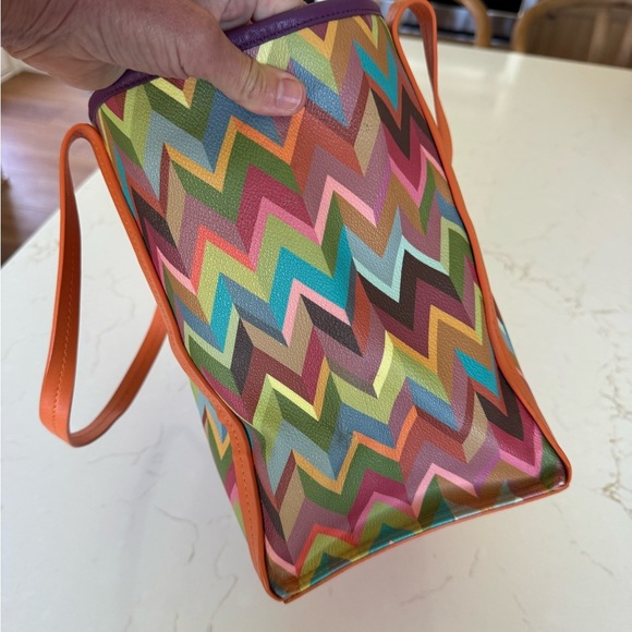 RARE Mackenzie Childs Kaleidoscope Tote Bag - Picture 14 of 16